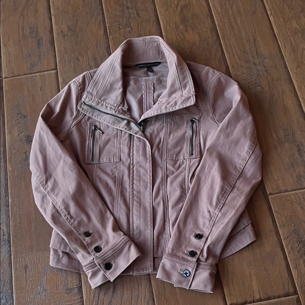 WHBM Stylish Jacket with Zipper Details - Size 4 - Picture 13 of 13